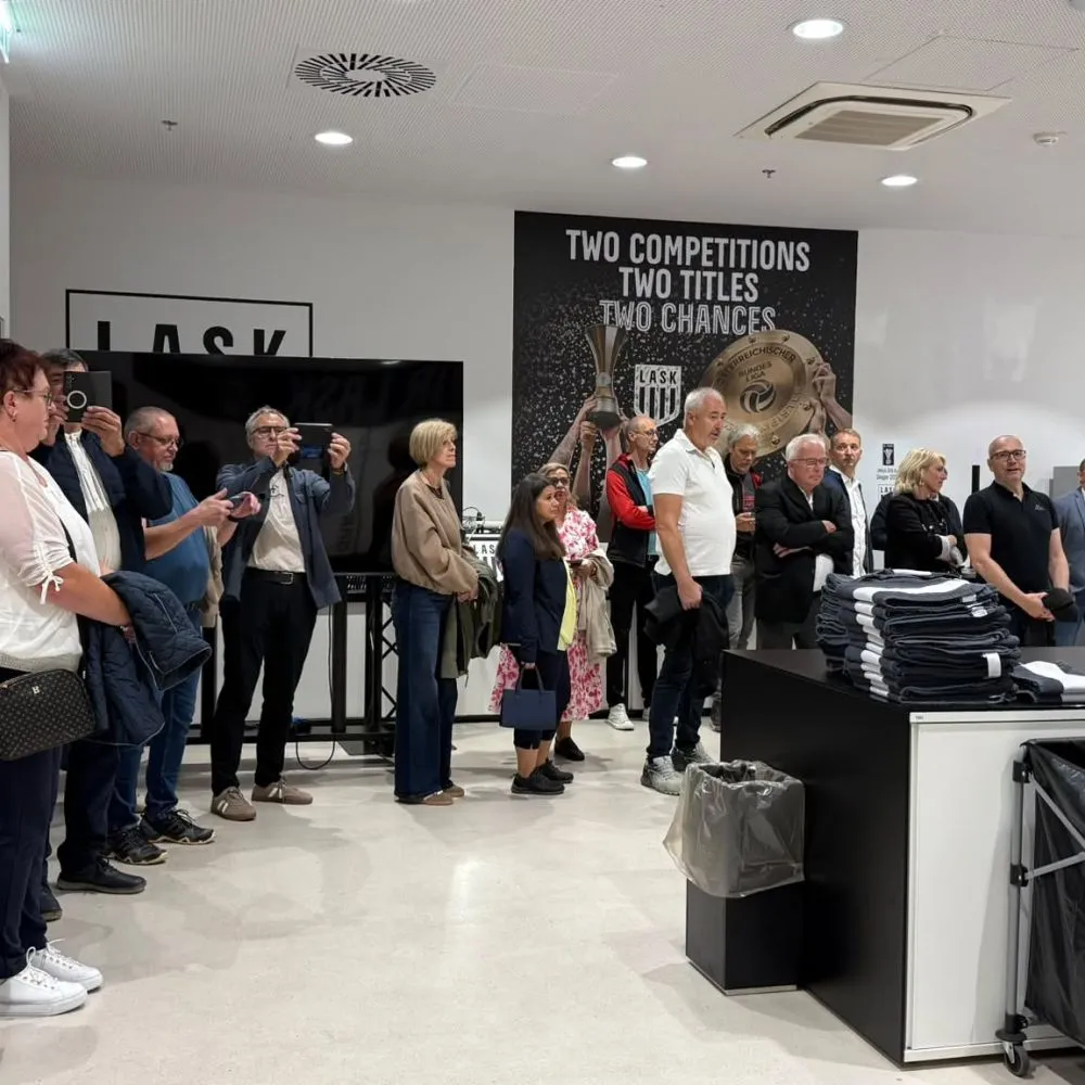 Dienstjubilare 2026 – Stadionführung im LASK-Stadion